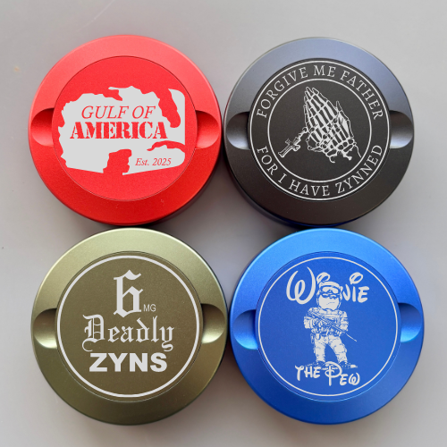 WarCan – Custom Laser Engraved Metal Can for Zyn, Rogue, or On! Pouches