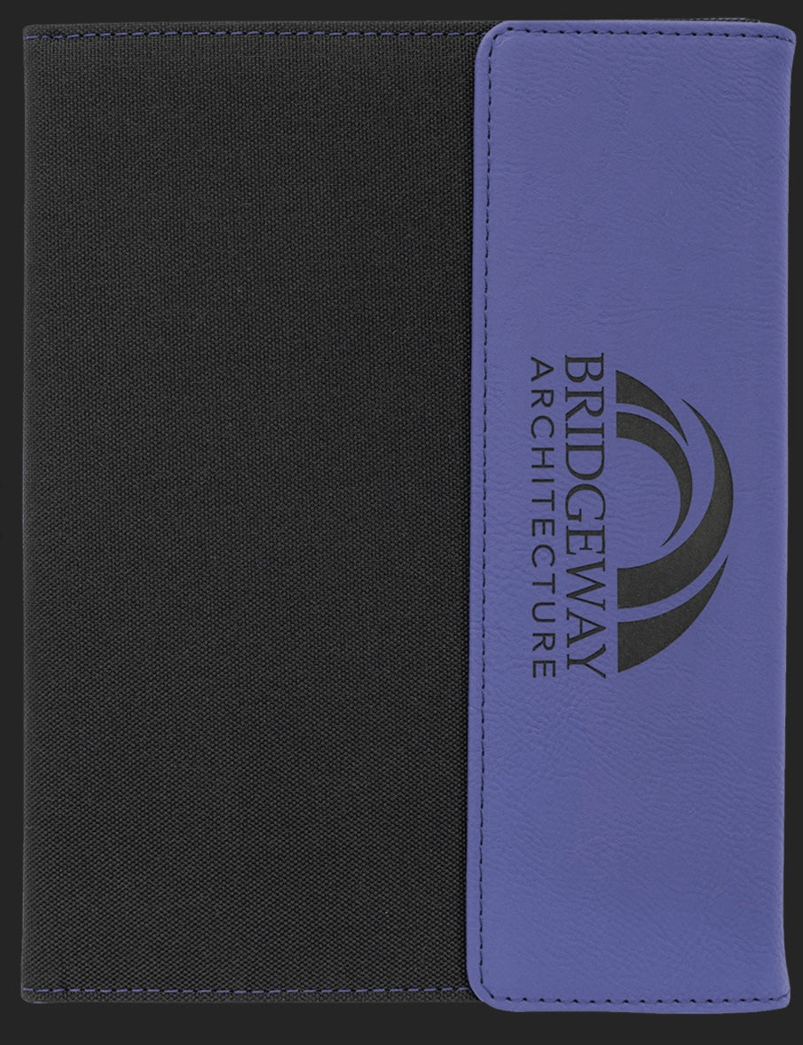 Leatherette Portfolios with notepad.