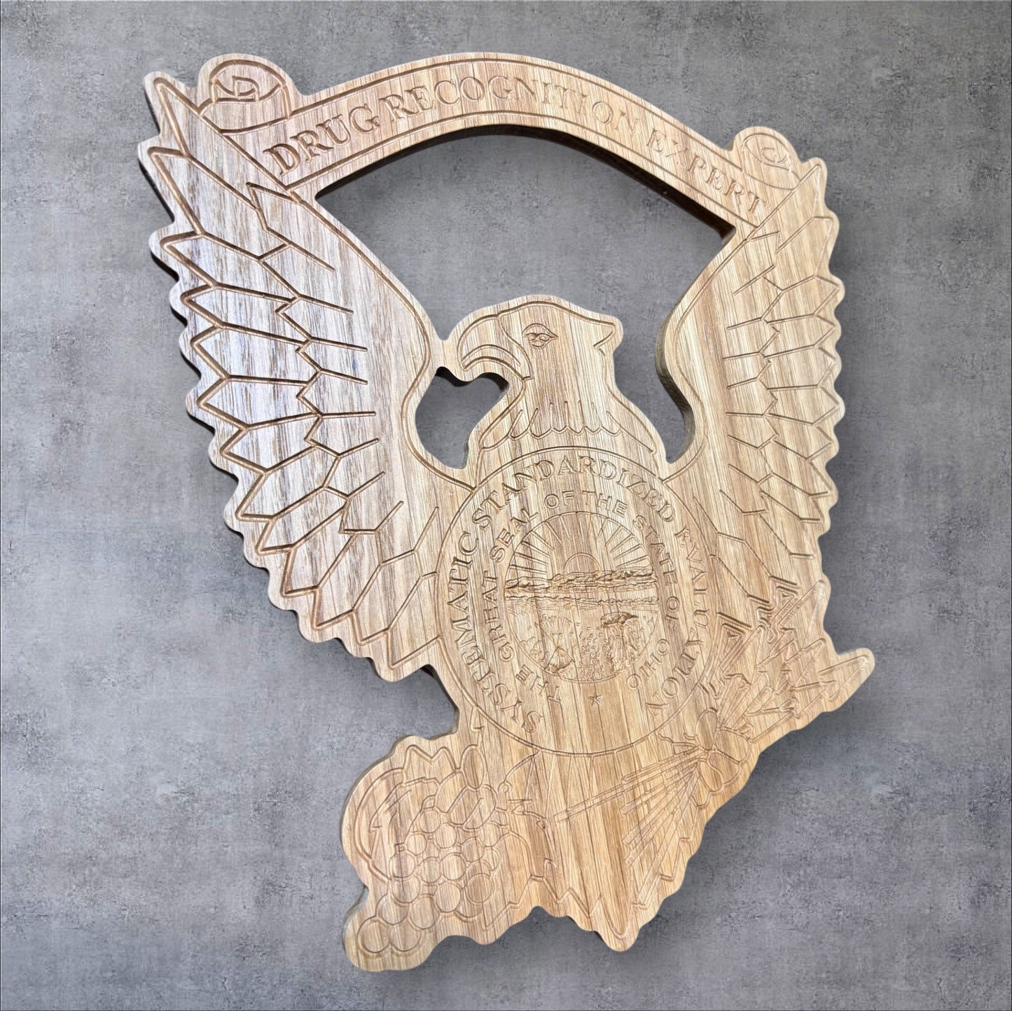 Ohio Drug Recognition Expert Oak Plaque