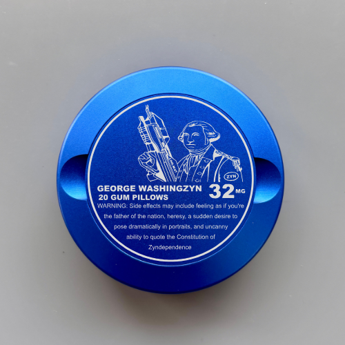 WarCan – Custom Laser Engraved Metal Can for Zyn, Rogue, or On! Pouches