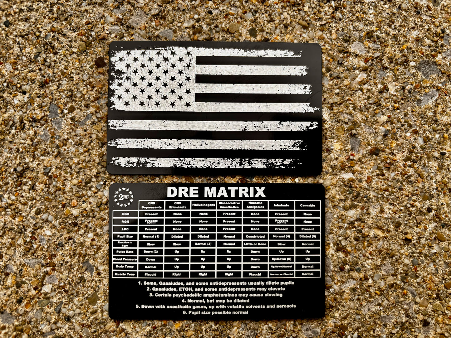 Metal Cop Cards