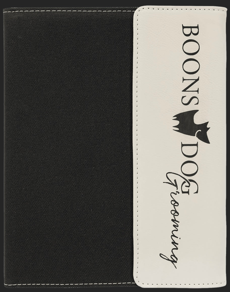 Leatherette Portfolios with notepad.
