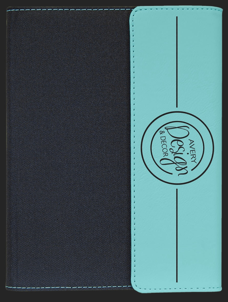 Leatherette Portfolios with notepad.