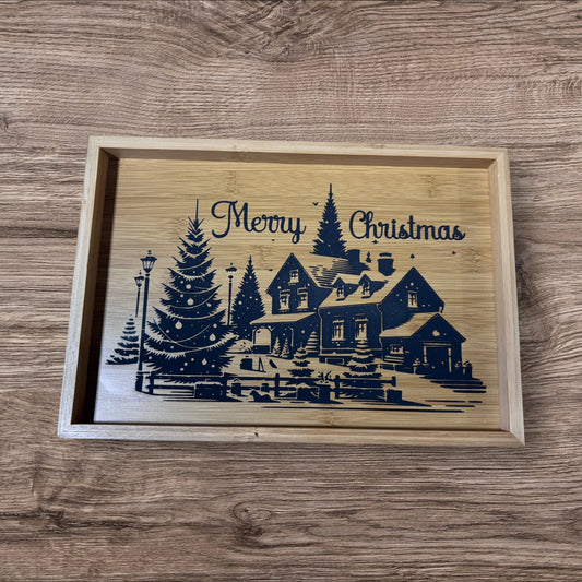 Holiday Themed Table Tray
