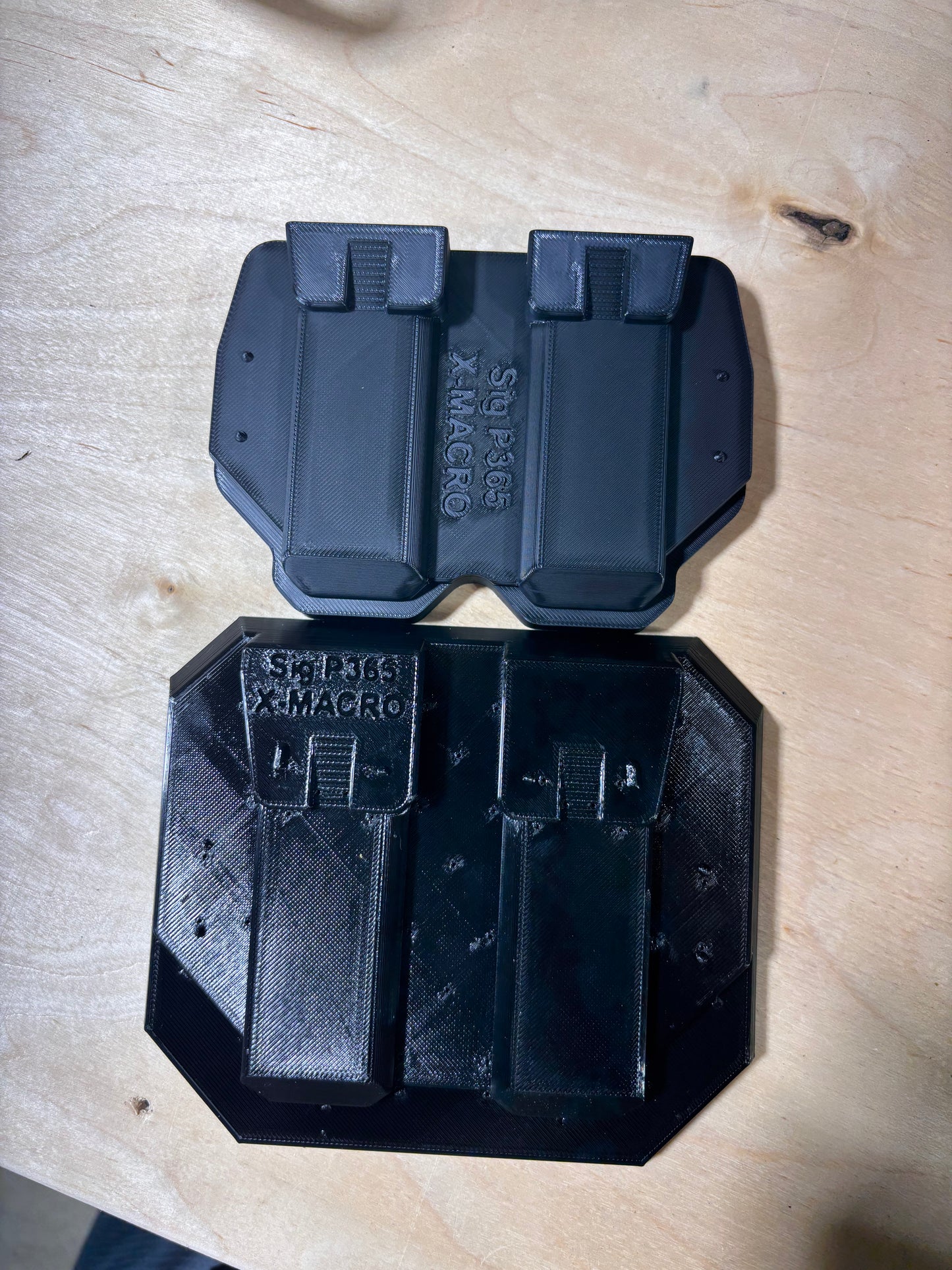 Sig P365 X-Macro Single Mag Kydex Split Mold – Optional Trim Jig